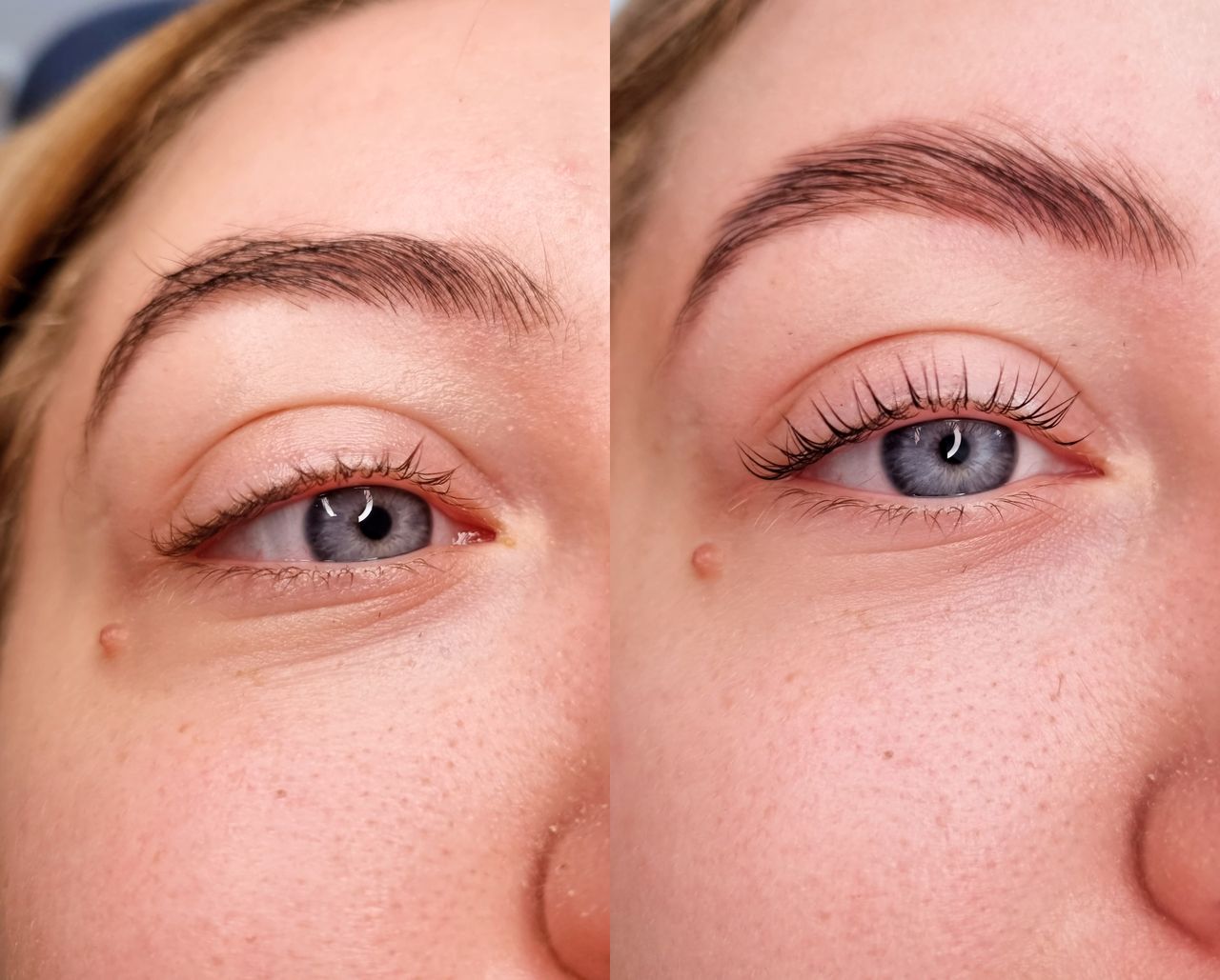 Brow Lift und Lash Lift voher und Nachher Brow Lift und Lash Lift Voher und Nachher
