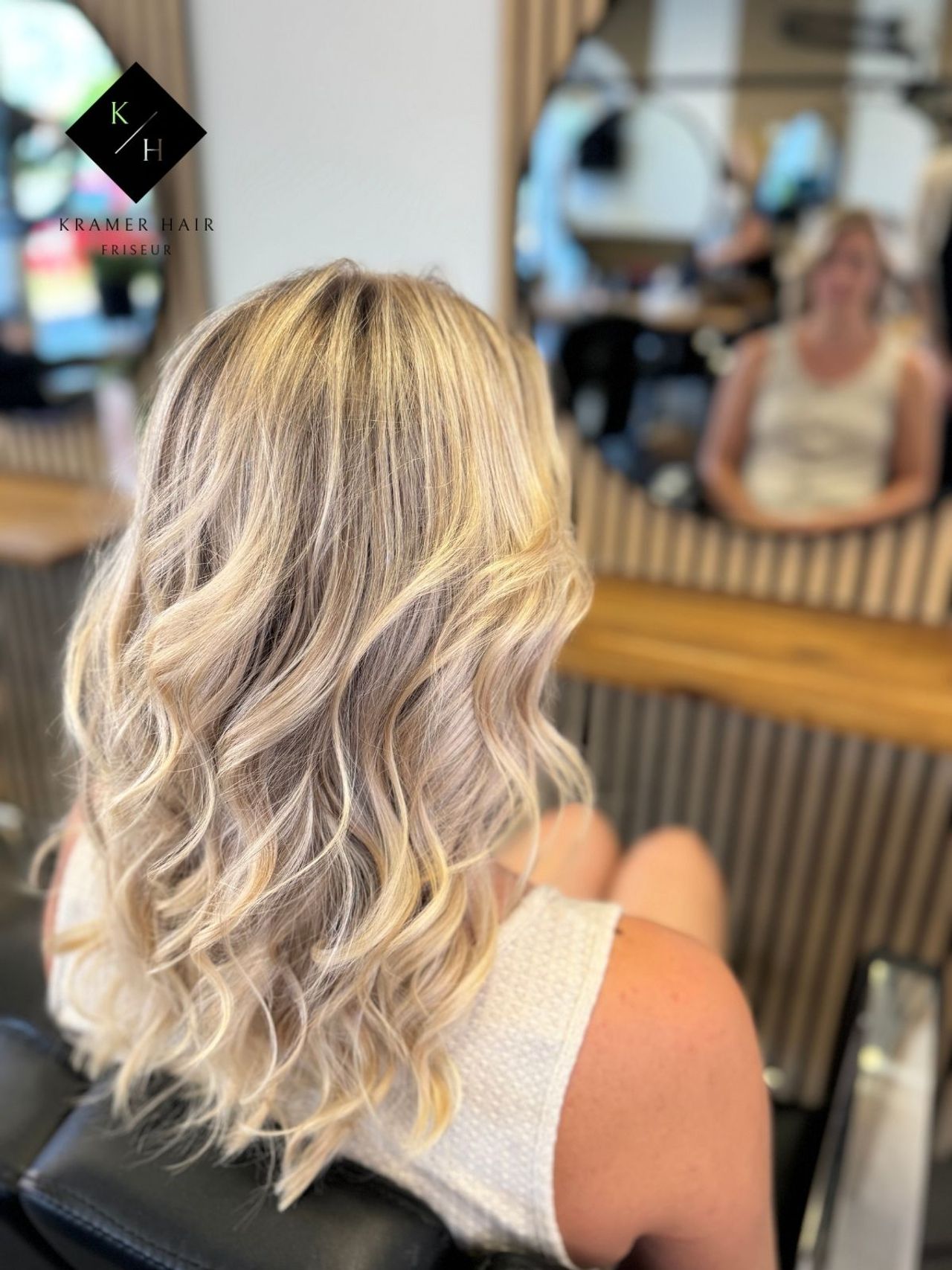 AirTouch Strähnen ,Blond Airtouch strähnen von Kramer hair Braunschweig 