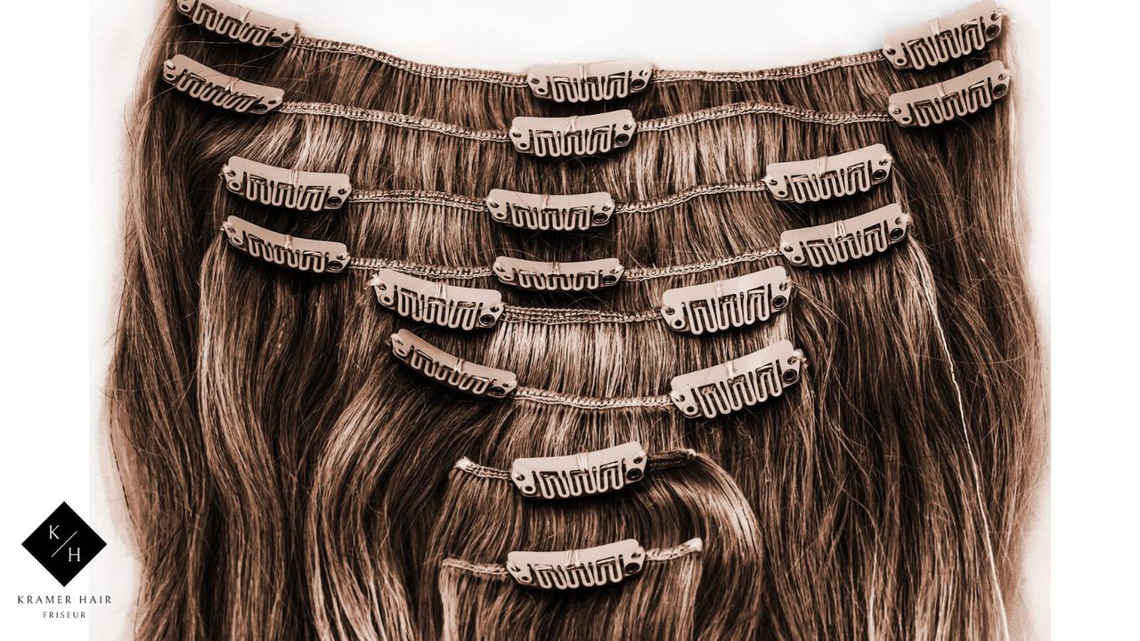 Clip-In Extensions Clip-in Extensions in verschiedenen breiten zum einclipsen in die Haare