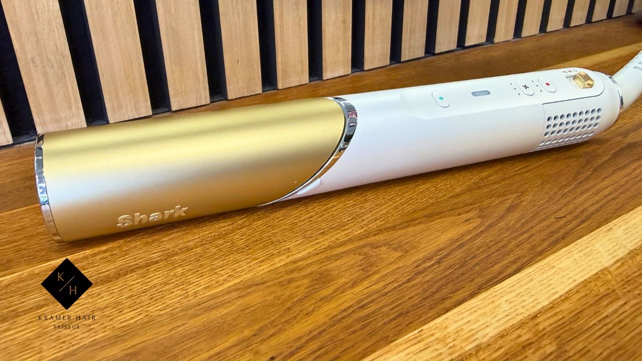 Shark Glam Hauptgerät in der geraden Einstellung