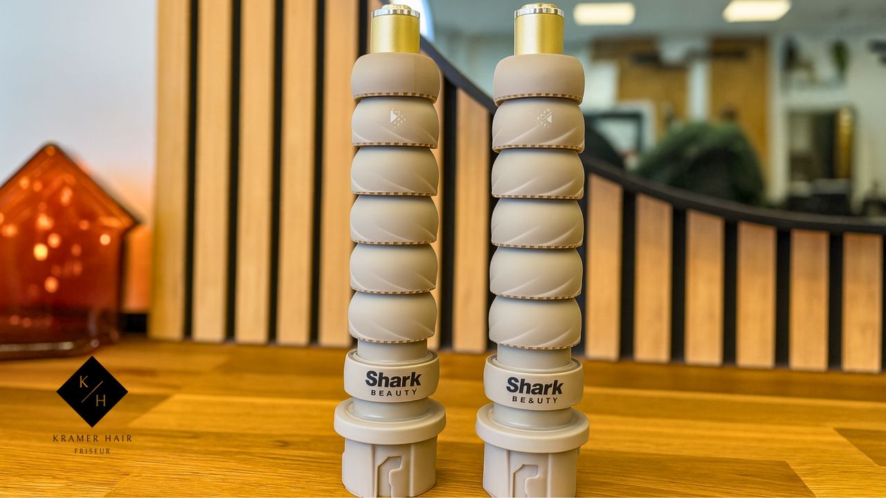 Die Lockenauftätze des Shark Glam in ihrer besonderen Form 