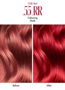 Glam+Colour Chilli Red Colouring Mask Vorher-Nachher