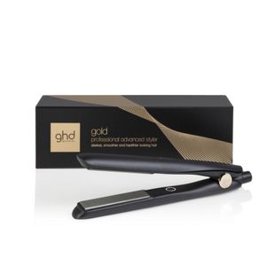 ghd Gold Glätteisen &amp; Styler in Schwarz, Professionelles Styling, Glattes Haar mit mehr Glanz. Für Alle Haartypen