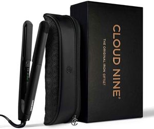 CLOUD NINE The Original Iron - Elektrisch betriebener Haarglätter - Mit mineralisch angereicherten &amp; beweglichen Keramikplatten - Haarfreundliche Styling-Technologie für gesünderes, glänzendes Haar