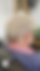 Haubensträhnen bei kurzem Haar geföhnt