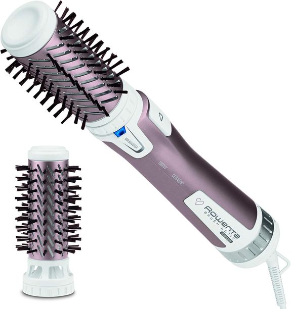 Rowenta Brush Activ Premium Care mit dem Rundbüsten-Aufsätzen.
