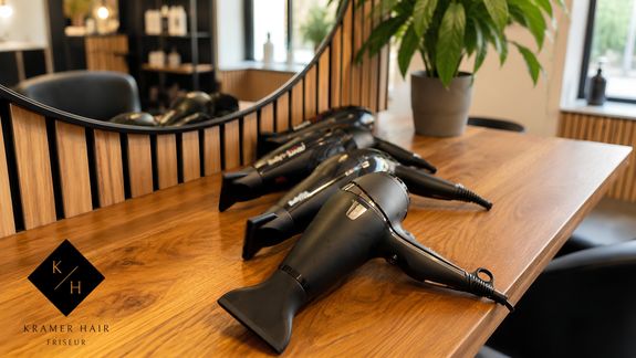 Föhne die wir zum testen im Salon hatten
