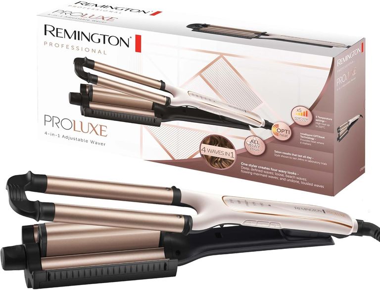 Remington Welleneisen  ProLuxe mit seiner Verpackung