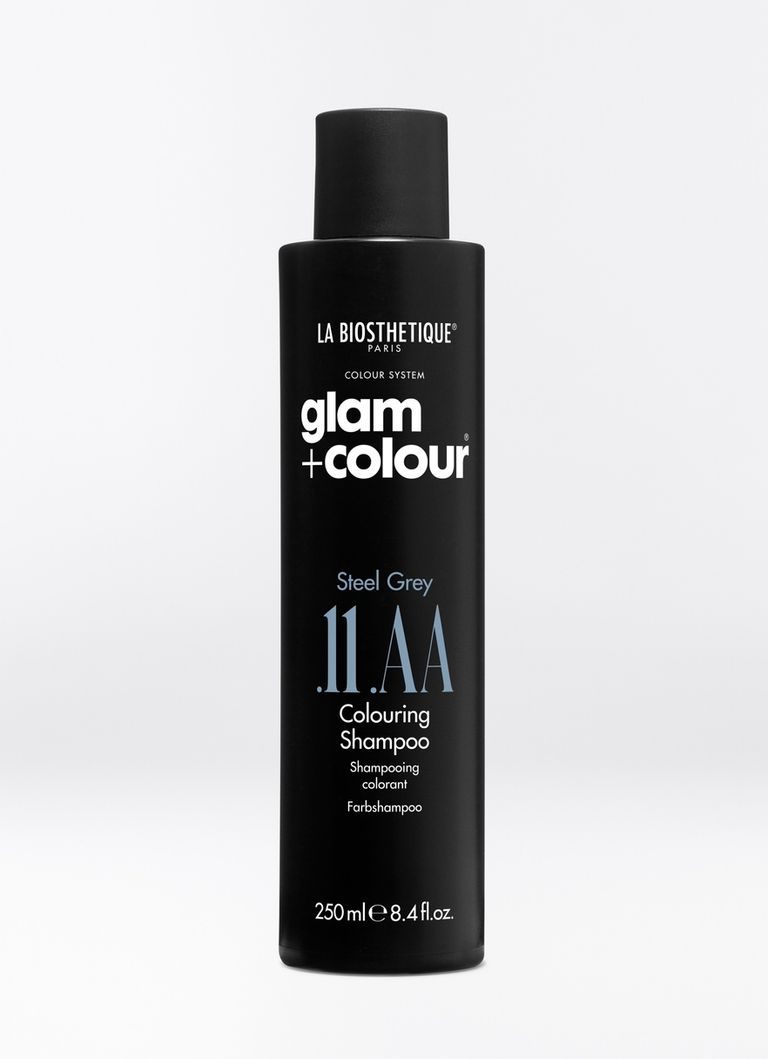 Glam+Colour Steel Grey .11 .AA Colouring Shampoo Artikel-Nr. 120699 Glam+Colour Steel Grey .11 .AA Colouring Shampoo in einer 250 ml Flasche von La Biosthetique.