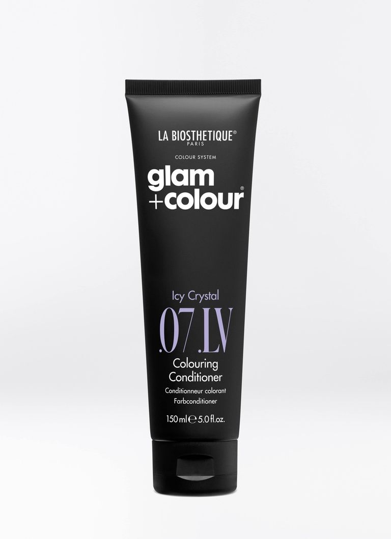 Glam+Colour Icy Crystal .07 .LV Colouring Conditioner Der Glam+Colour Icy Crystal .07 .LV Colouring Conditioner in einer schwarzen 150ml Tube.
